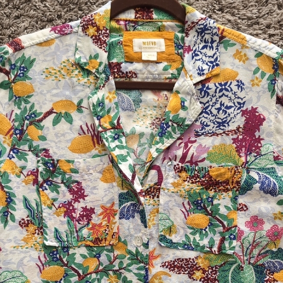 Maevr Colorful Floral Button-Up Shirt - Picture 7 of 9